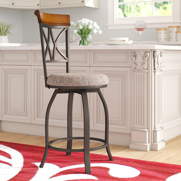 Winston Porter Jefferson Swivel Bar & Counter Stool & Reviews Wayfair